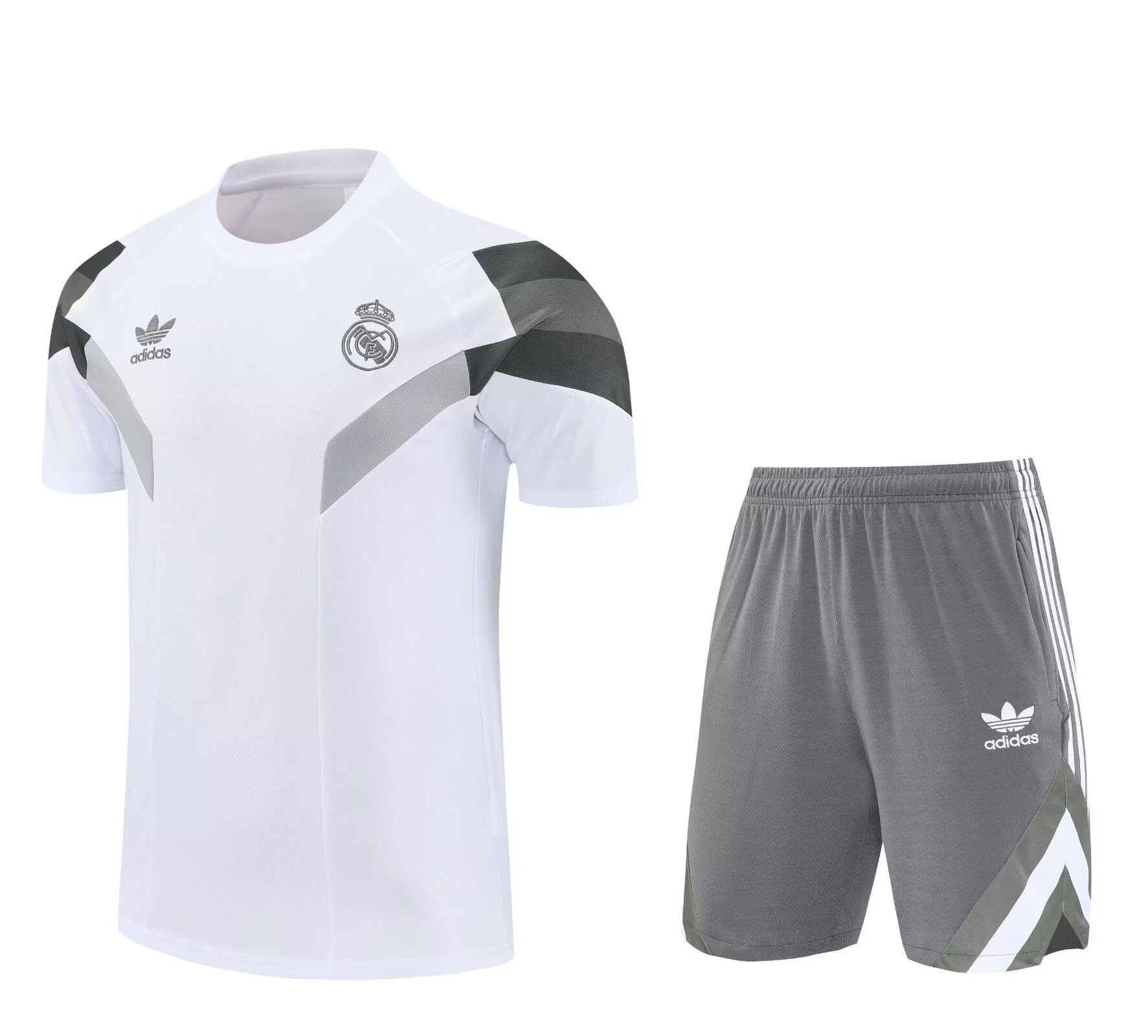 AAA Quality Real Madrid 25/26 White/Grey Training Kit